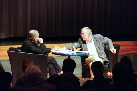 Prof. Gerald Hüther und Gert Gschwendtner im Gespräch
